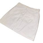 Off White Jean Skirt J Galt Button Down Detailing Women Size Medium Casual Style Photo 1