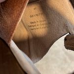 Free People Amber Orchard Wooden Wedge & Leather Platform Clogs, US 10.5/ EU 41 Photo 12