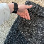 Amour Vert NWOT Ira Tweed Miniskirt Belted Grey Size 6 Photo 6