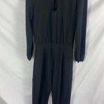 Nikki Lund Joy Long Sleeve Jumpsuit Black Size Medium Photo 4