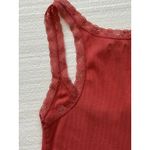 American Eagle Y2K  Outfitter Ribbed Cami Tank Lace Peach Medium‎ Elena Gilbert Photo 5