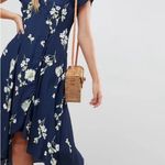 Free People Lost in You Midi Dress in Navy Photo 5