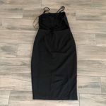 Dynamite  asymmetric dress with back detail in jet black Photo 9