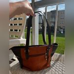 Aurielle Genuine Leather Handbag Brown Photo 8
