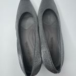 Naturalizer Silver Kitten Heels Size 7.5W Photo 2