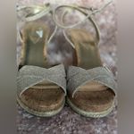 Guess  Metallic Strappy Platform Wedges Womens Size 11 Photo 5