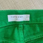 Topshop  Kort Jeans 28x30 Kelly Green Size 6 Photo 3