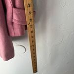 Merona  Y2k Pink Wool Blend Button Front Coat Jacket Women's Preppy Blair Waldorf Photo 4