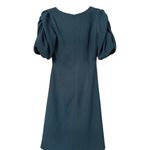 Black Halo  Green puffy sleeve front ruched Green St .Patricks dress 0 Photo 2