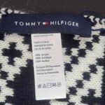 Tommy Hilfiger  Black and Red Knit Scarf NWOT One Size Preppy Winter Scarf Photo 4