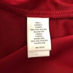 Maggy London  Maxi Dress Sleeveless V Neck Draped Formal Red Size 4 Photo 3