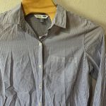Old Navy NEW  Tunic Shirt Blue Striped Long Sleeve Button Up Top Summer Womens XL Photo 1