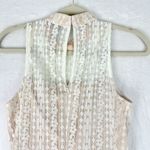 Endless Rose  Lace Pleat Mini Dress Size XS Off White Graduation Bride NEW Photo 4