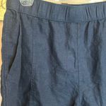 Falls Creek ☀️ Linen/rayon Blend Navy Shorts NWT Photo 3