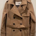 Coach Short Trench Tan Coat Photo 0