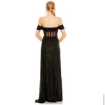 Mac Duggal  11665 Illusion Midriff Corset Off-The-Shoulder Dress Size 4 Photo 8