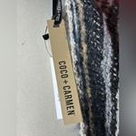 Coco + Carmen  Multicolor Striped Sweater Poncho Photo 2