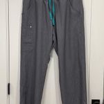 FIGS  Kade Cargo Scrub Pants Straight Leg 4 Pocket Graphite Gray Large Petite Photo 5