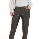 Spanx  Faux Leather-Like Jogger Elastic Waist‎ Pull On Relaxed Fit Casual Size XL Photo 0