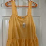 Loft NWT  Babydoll Wide Strap Tank Top Large Cantaloupe Color Photo 0