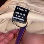 SheIn Women’s Juniors Shorts S Small Beige Cream Tan Weatern Fringe Rope NWT Photo 4