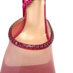 Nalebe Nude & Pink Stellar Mesh Rhinestone Chain Wildcard Pump 7 Photo 6
