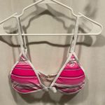 DIXXON NWT pink stripe Serape tanning suit bikini top XL mix and match Photo 5