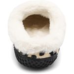 Beige Leopard Soft Microfiber Velvet House Shoes Indoor Outdoor Slippers Size 12 Multiple Photo 5