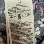 Gap Multicolor Short Sleeve Floral V Neck Smocked Maxi Sheath Dress Size XL Photo 3