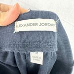 Alexander Jordan Linen Blend Straight Leg Pants Size Medium Navy Blue Pull On Photo 5