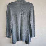 Eileen Fisher OPEN FRONT SHAPED JACKET XS BLUESTEEL $328 Photo 4