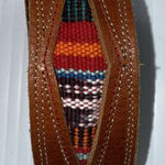 American Indian Style Bracelet Cuff Silver Creek‎ genuine leather Photo 0