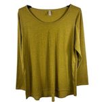 LuLaRoe Long Sleeve Tunic Solid Mustard Color 3XL T-shirt Top Photo 0