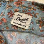 American Vintage Lady Mendal Cottage Core Floral Night Dress Sheer Thin Floral Vintage Large Photo 8