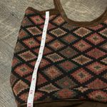 Handmade Himalayan Purse 100% Cotton & Suede Brown Orange‎ Aztec Boho Orange Photo 11