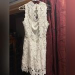 She & Sky  White Lace Mini Dress. Size M Photo 2