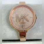 Michael Kors $275  Parker Watch Stainless Glitz Rose Gold Pavé Crystal MK4433 NIB Photo 0