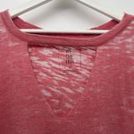 Free People We The Sz M Jordan Tee Short Sleeve Crewneck Burnout Oversized Sheer Photo 3