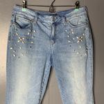 NYDJ Westland Jeweled Boyfriend Jeans Size 10 Photo 4