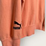Puma Medium Coral Orange Long Sleeve Crewneck Pullover Sweater Photo 2