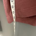 Adidas Rosa Pink Embroidered ALL SZN French Terry 3-Stripes Oversized Hoodie S Photo 3