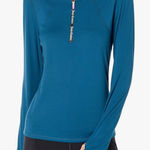 Juicy Couture Sport Teal Half Zip Run Top Medium Photo 0