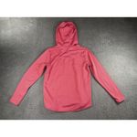 Under Armour Hoodie Women Medium Loose Fit Pink Fleece Logo Pullover Photo 1