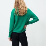 ZARA WOOL & ALPACA BLEND KNIT SWEATER GREEN SIZE S NEW Photo 6
