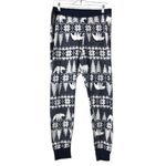 Old Navy Old Navy XL Fleece Pajama Pants Navy White Polar Bear Fair Isle Cozy Winter Photo 5