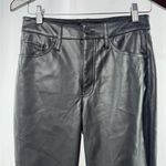 EXPRESS 90's High Rise Skinny Vegan Leather Pants in Black Size 4 Regular Photo 4