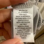 a.n.a . A New Approach Cold Shoulder Grey Floral Flowy Stretch Top EUC S or M Photo 5