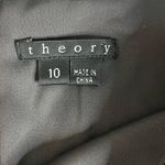 Theory  Marique Black Lace Long Sleeve Mini Dress Womens Size 10 Sheath High Neck Photo 2