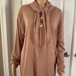 ZARA BASIC KNIT LINEN BLEND SCARF SWEATER. Size L Photo 9