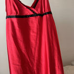 Morgan Taylor Red And Black Mini Slip Photo 0